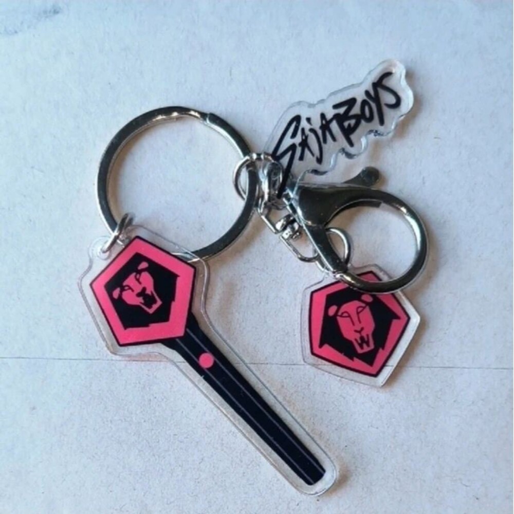 Saja boys Kpop demon Hunters movie Netflix TV show keychain key ring